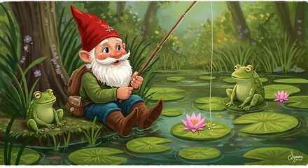 Gnome's Tranquil Pond