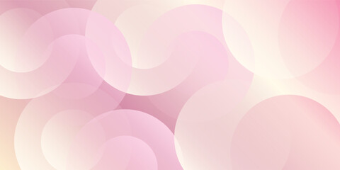 Modern background  modern minimalist pink and yellow gradations circle effect design