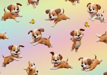 Pastel Pup Parade