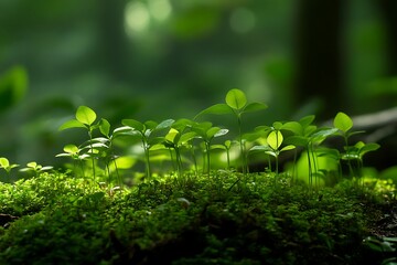 close up of a green plant