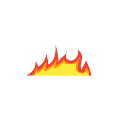 hot fire vector illustration