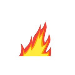 hot fire vector illustration