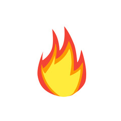 hot fire vector illustration