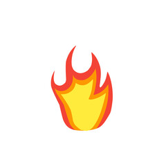 hot fire vector illustration