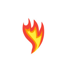 hot fire vector illustration