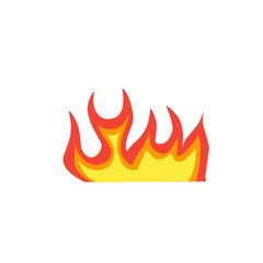 hot fire vector illustration