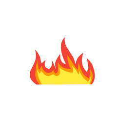 hot fire vector illustration