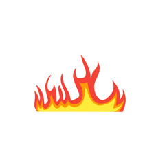 hot fire vector illustration