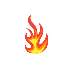 hot fire vector illustration