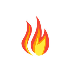 hot fire vector illustration