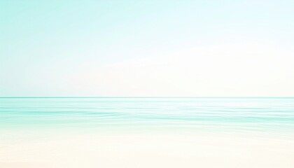 Fototapeta premium Calm waves lapping shoreline tranquil beach nature photography serene environment aerial view peaceful concept
