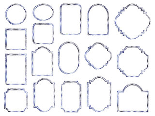 フレーム筆4、14紺
