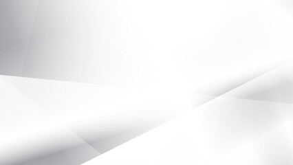Abstract white and gray color, modern design stripes background with geometric shape. Vector illustration.