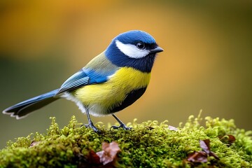 Fototapeta premium Vivid Photograph of Bird with Sharp Contrast and Clear Details