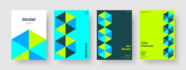 Obraz premium Modern Brochure Layout. Isolated Flyer Design. Creative Business Presentation Template. Book Cover. Poster. Report. Background. Banner. Magazine. Notebook. Brand Identity. Advertising. Catalog