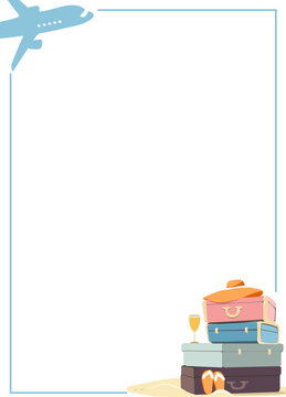 Summer Vacation Travel Frame