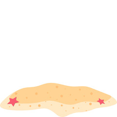 Sand Beach Footer