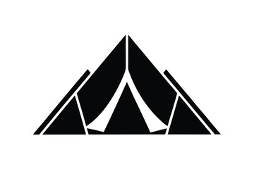 Fototapeta premium camping vector icon