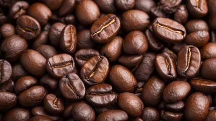 Perfectly roasted coffee beans ready for brewing in a warm, inviting setting