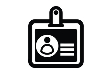 disability id badge vector icon