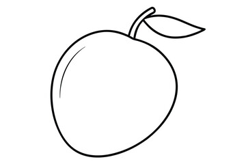 mango line art icon