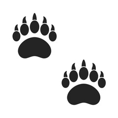 vector footprint of a duck