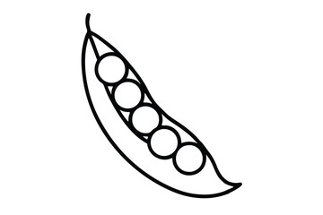 peas vector icon