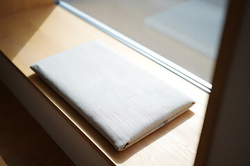 Fototapeta premium Soft Beige Cushion Window Seat