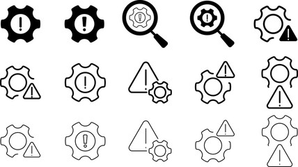 Risk Management icon set. personal and property insurance. claims processing. Response icon.  Financial Planning. business process management