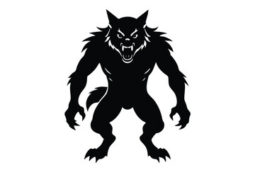 werewolf vector icon
