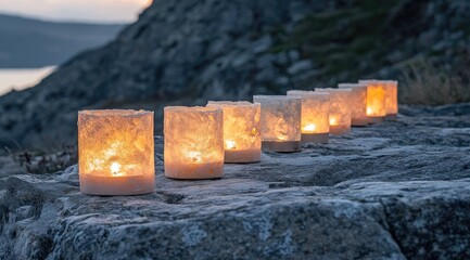 Coastal candlelight vigil