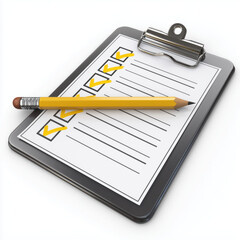 Checklist and Productivity Tools , isolated on white background png