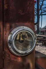 NARROW GAUGE DIESEL RAILCAR - An old and historic vehicle for transporting passengers