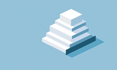 Stacked Cubes Pyramid