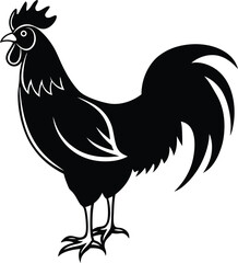 rooster vector illustration