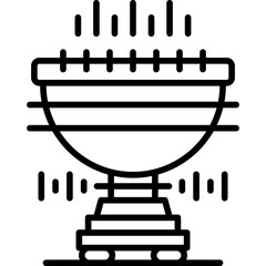 Satellite Dish Icon Vector Element