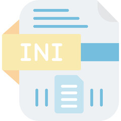 Ini Icon Vector Element