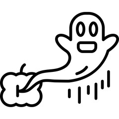Ghost Icon Vector Element