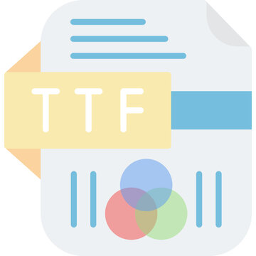 Ttf Icon Vector Element