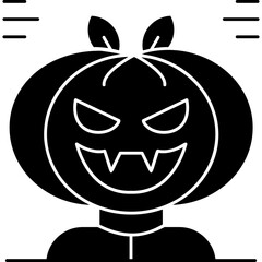 Pumpkin Icon Vector Element