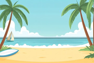 Obraz premium Tropical Beach Paradise (2)