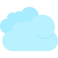 Cloudy Icon Vector Element