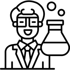 Laboratory Icon Vector Element