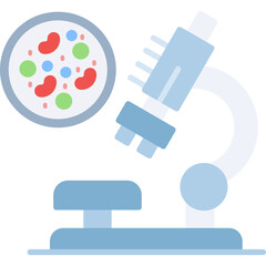 Microscope Icon Vector Element
