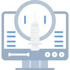 Obraz premium Syringe Icon Vector Element