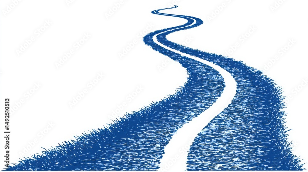 Poster confirming outcome path icon concept for tracing tasks to intended goals and visualizing project pro