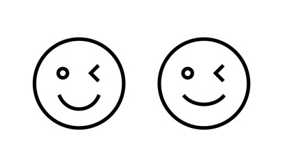 Smile icon logo design. smile emoticon icon. feedback sign and symbol