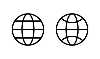 Web icon logo design. go to web sign and symbol. web click icon. Global search icon