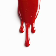 Red Liquid Dripping Down