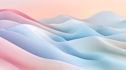 Obraz premium Abstract pastel landscape design